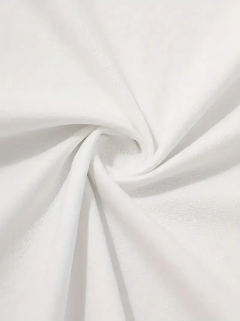 20/1 Penye Compack Sarj %1 Baskılı Oversize Bisiklet Yaka Kısa Kol Yazlık T-shirt - Beyaz