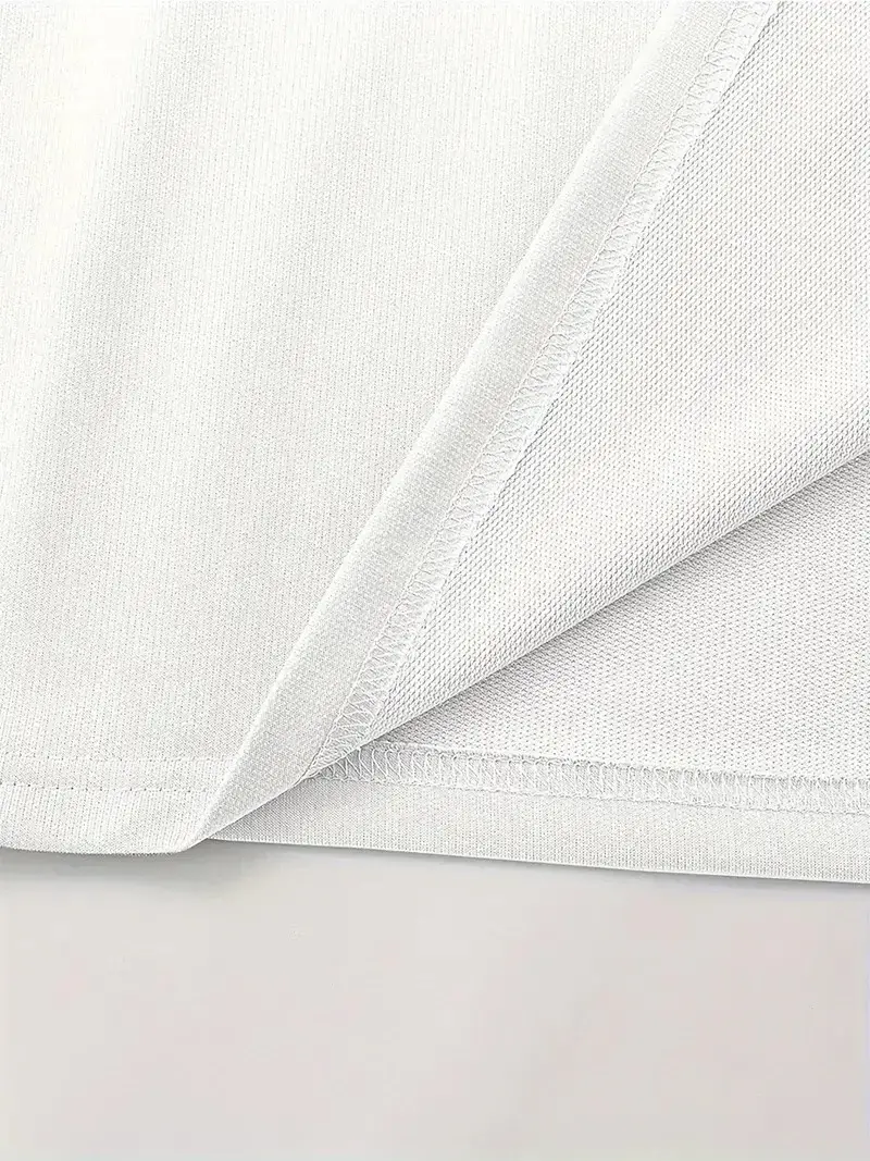 LB Baskılı Ön Arka Oversize Bisiklet Yaka Kısa Kol T-shirt - Beyaz