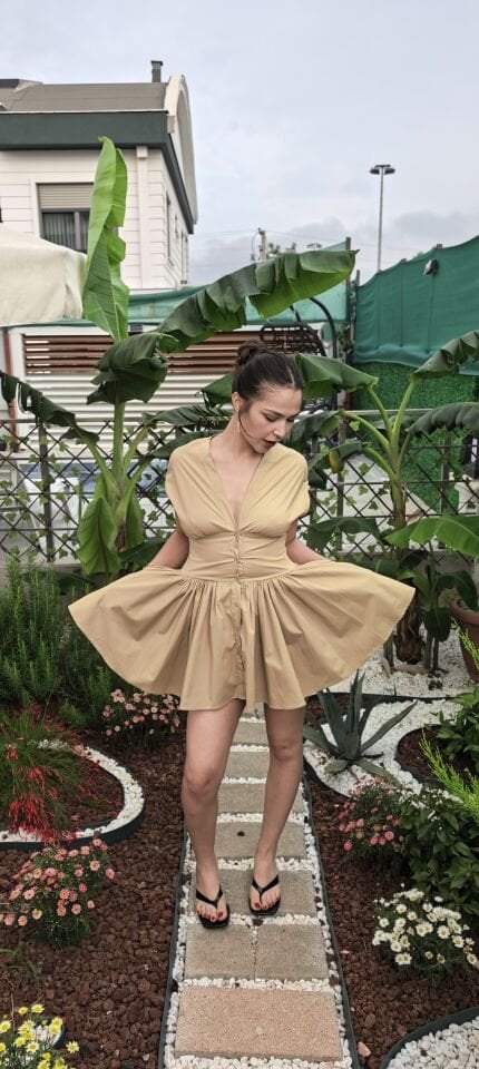 Mini Poplin Elbise